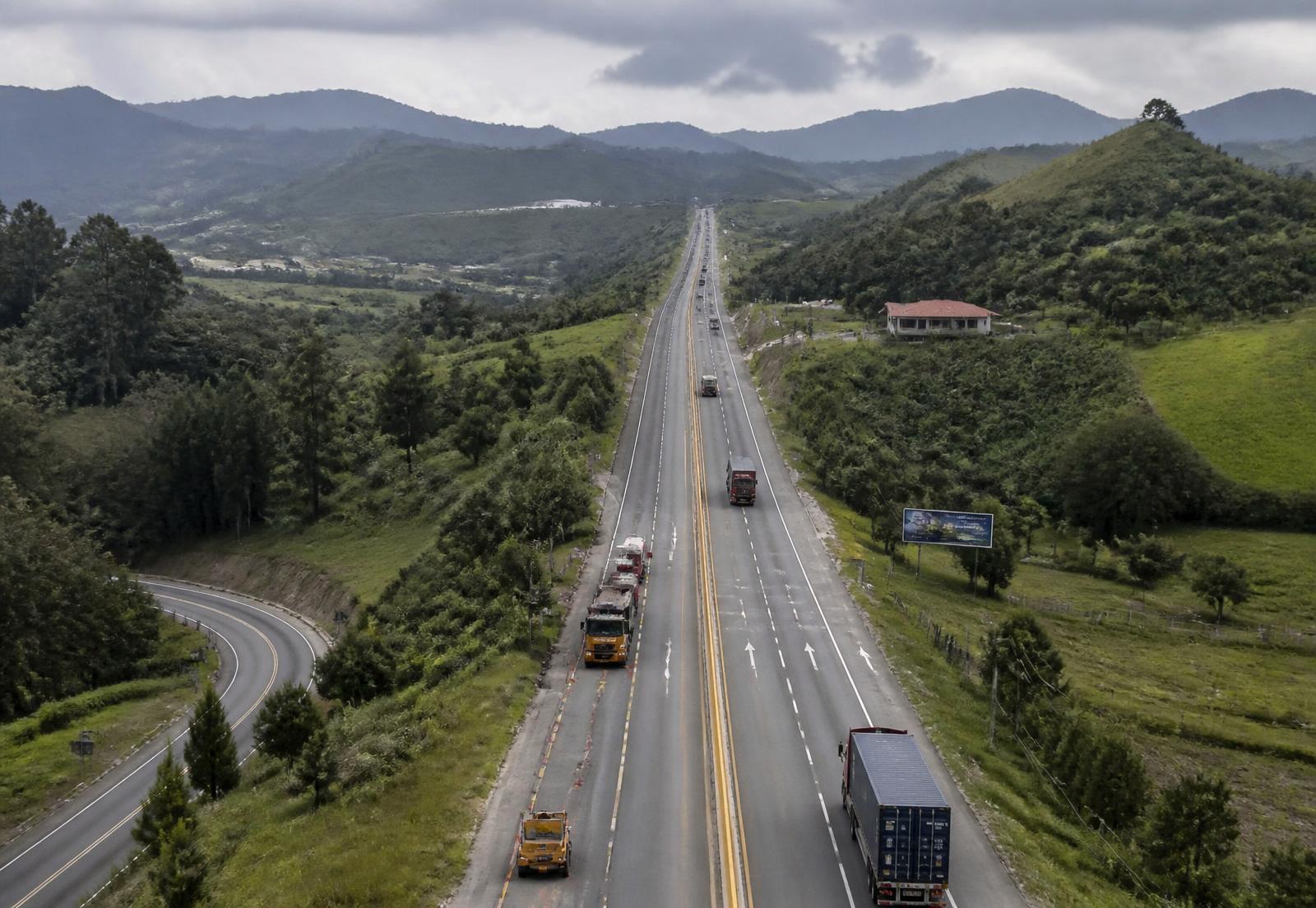 Corredor vial nacional intervenido